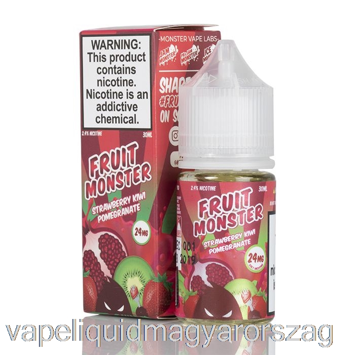 Eper Kivi Gránátalma - Gyümölcs Szörny Só - 30 Ml 24 Mg Vape Toll